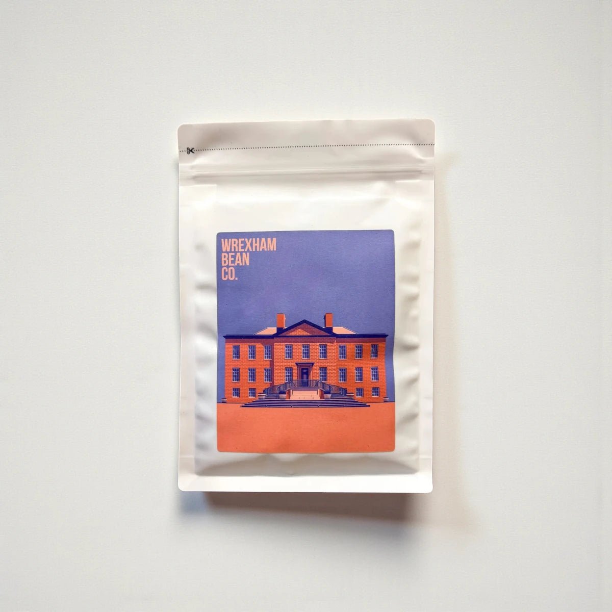 Wrexham Bean Co. Fronteira coffee beans in 225g resealable bag, Colombian and brazil arabica coffee blend