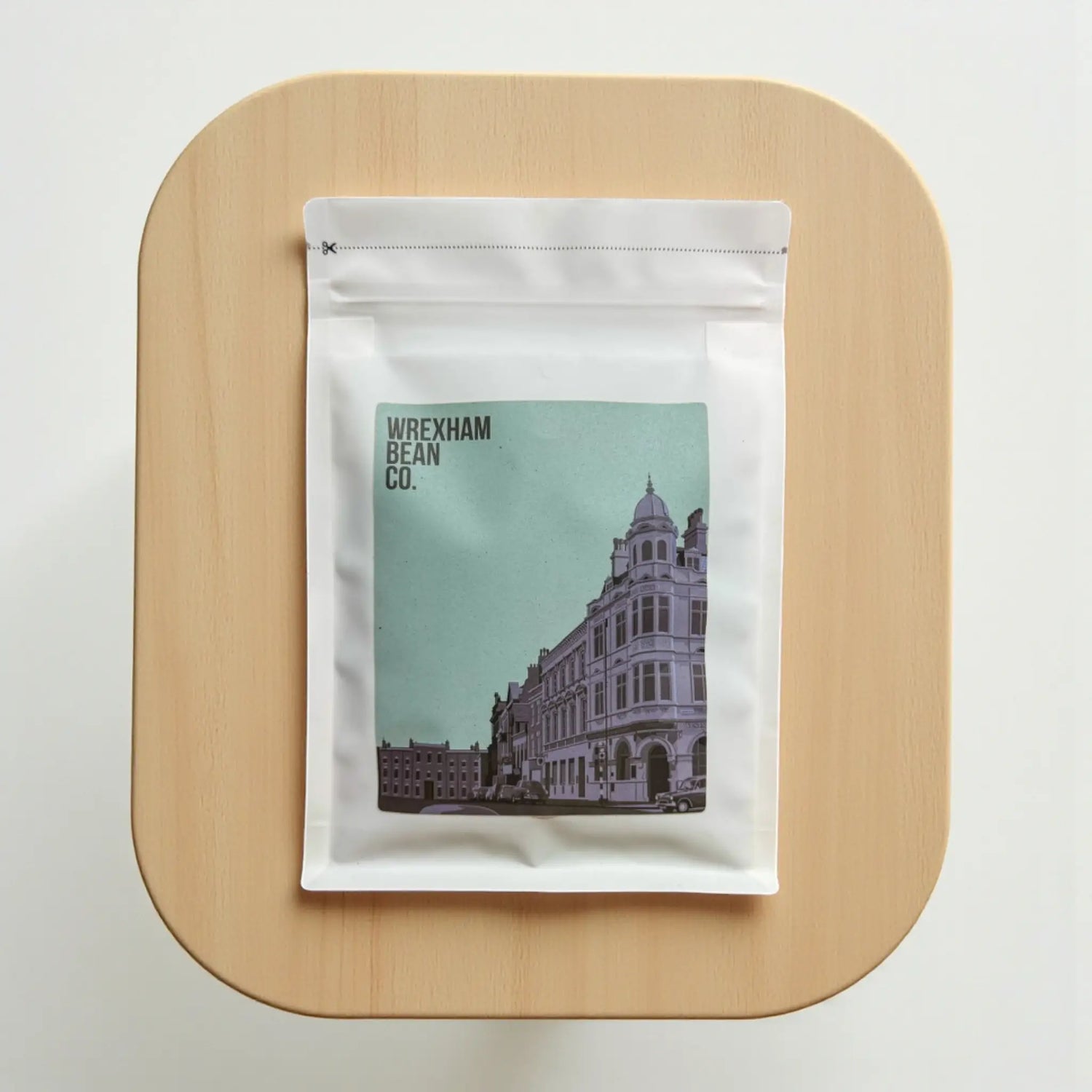 Speciality Coffee tasting box, coffee bag on chair, Brazilian speciality coffee