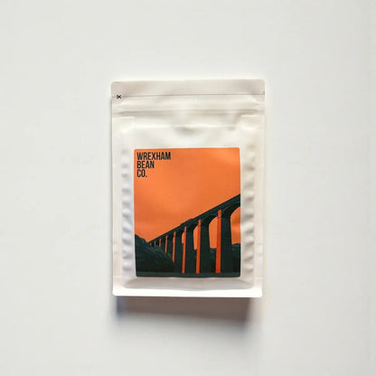 Wrexham Bean Co. Dulima Colombia washed coffee beans (Caturra and Castillo Arabica) in a 225g resealable bag